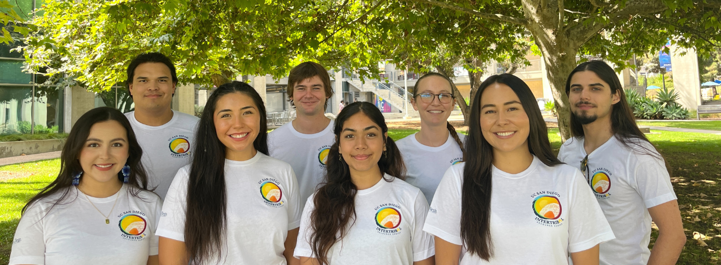 ITRC student and professional staff smiling at camera in a team photo